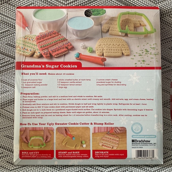 Sweet Creations ugly sweater cookie cutter - Picture 5 of 5